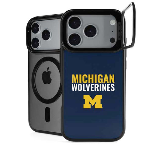 University of Michigan Wolverines M iPhone 18 Pro Max Kickstand Case