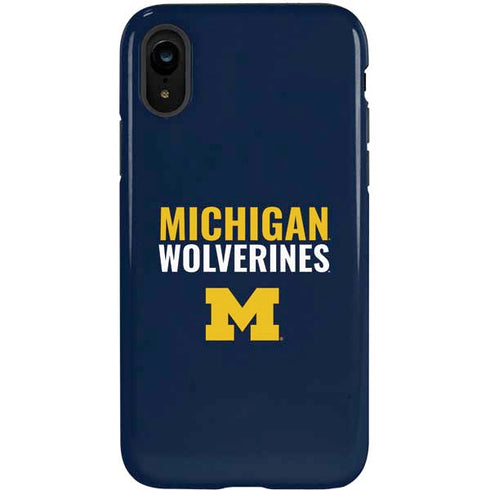 University of Michigan Wolverines M iPhone XR Pro Case