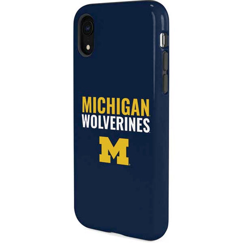 University of Michigan Wolverines M iPhone XR Pro Case