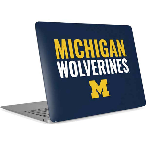 University of Michigan Wolverines M Apple MacBook Air Skin