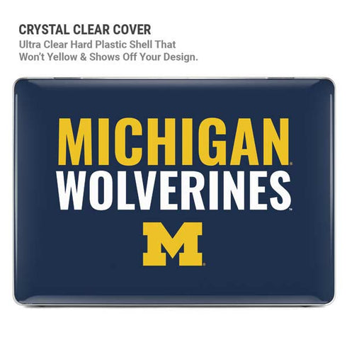 University of Michigan Wolverines M MacBook Pro 16in (2021-25) Case plus Skin