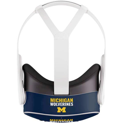 University of Michigan Wolverines M Meta Quest 3S Skin