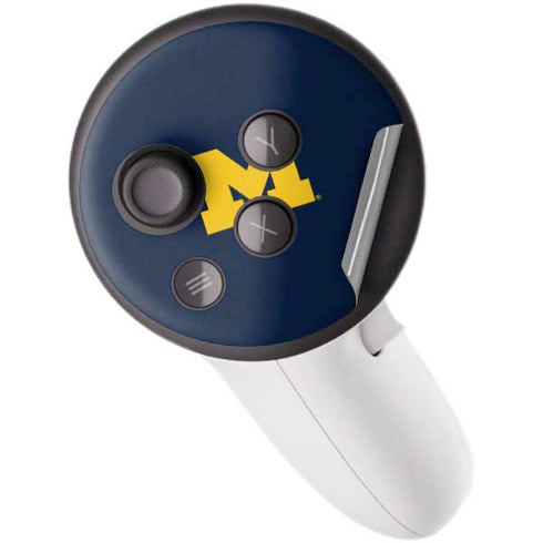 University of Michigan Wolverines M Meta Quest 3S Skin