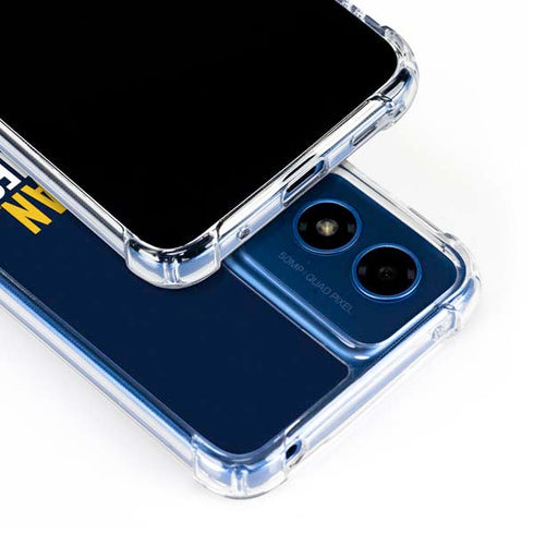 University of Michigan Wolverines M Moto G Play 4G (2024) Clear Case
