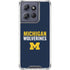 University of Michigan Wolverines M Moto G Play 5G (2025) Clear Case