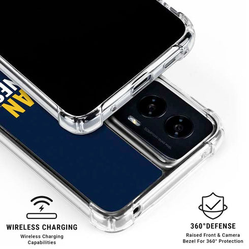 University of Michigan Wolverines M Moto G Power 5G (2024) Clear Case