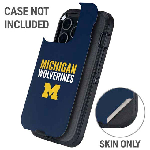University of Michigan Wolverines M Otterbox Defender iPhone Skin