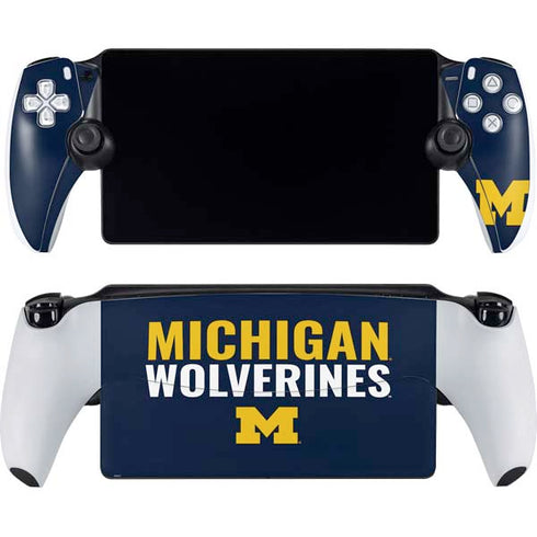 University of Michigan Wolverines M PlayStation PS5 Skins