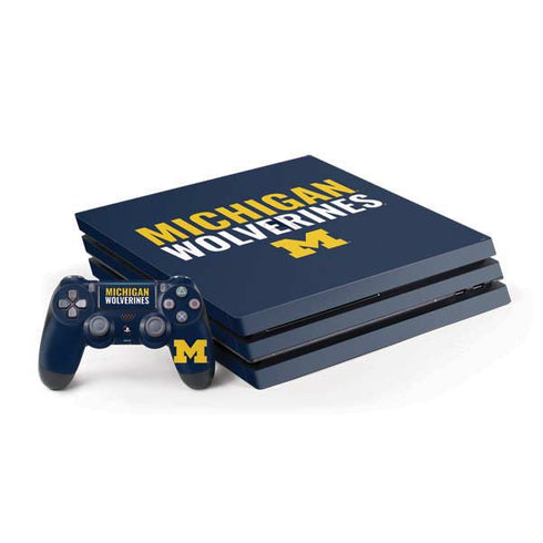 University of Michigan Wolverines M PlayStation PS4 Skins