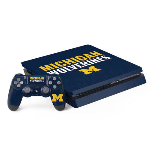 University of Michigan Wolverines M PlayStation PS4 Skins