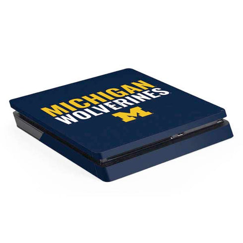 University of Michigan Wolverines M PlayStation PS4 Skins