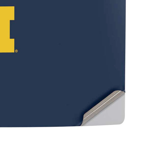 University of Michigan Wolverines M PS5 Pro Disk Console Skin
