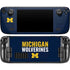 University of Michigan Wolverines M Steam Deck Handheld Gaming Computer Skin