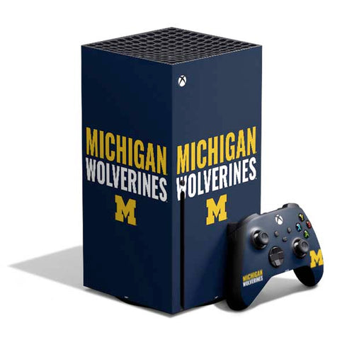 University of Michigan Wolverines M Xbox Series X Skins