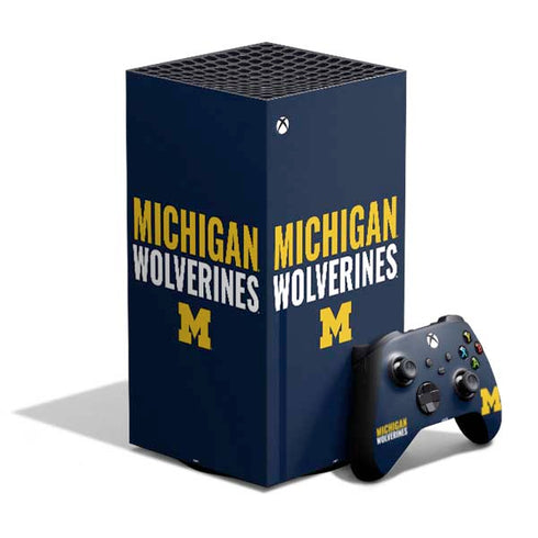 University of Michigan Wolverines M XBox Series X Digital Edition Bundle Skin