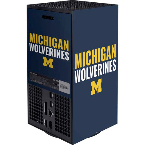 University of Michigan Wolverines M XBox Series X Digital Edition Bundle Skin
