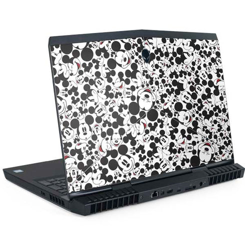 Disney Mickey Mouse Face Pattern Dell Alienware Skin