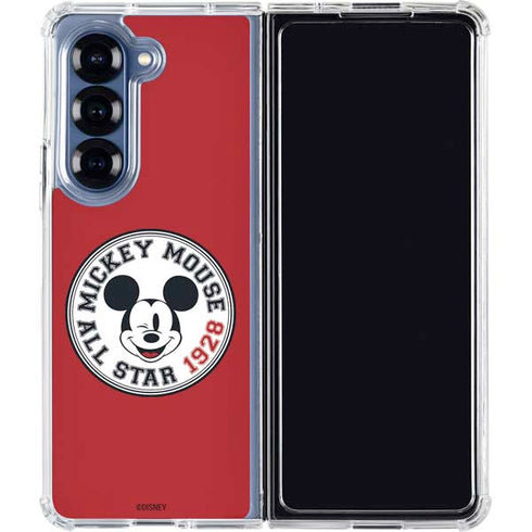 Disney Mickey Mouse All Star 1928 Galaxy Z Fold6 Clear Case