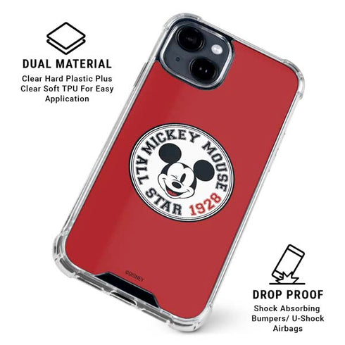 Disney Mickey Mouse All Star 1928 iPhone 15 Clear Case