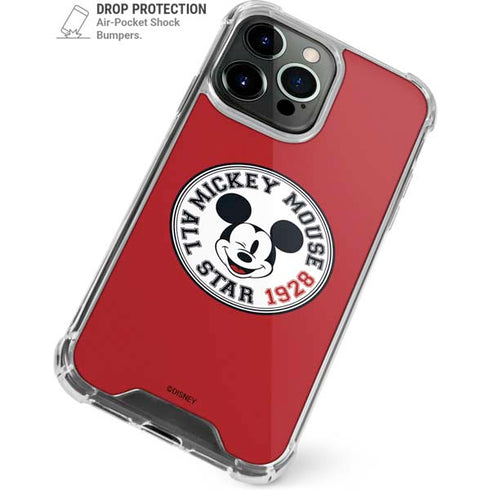 Disney Mickey Mouse All Star 1928 iPhone 15 Pro Max Clear Case