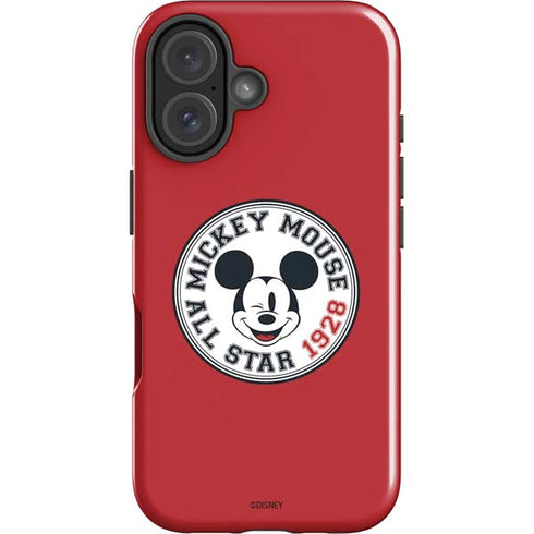 Disney Mickey Mouse All Star 1928 iPhone 16 Impact Case