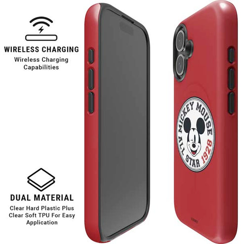 Disney Mickey Mouse All Star 1928 iPhone 16 Plus Magsafe Impact Case