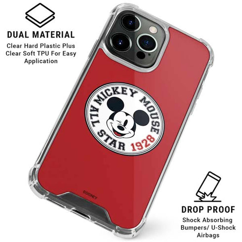 Disney Mickey Mouse All Star 1928 iPhone 16 Pro Max Clear Case