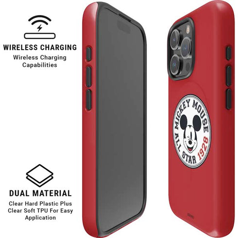 Disney Mickey Mouse All Star 1928 iPhone 16 Pro Max Magsafe Impact Case