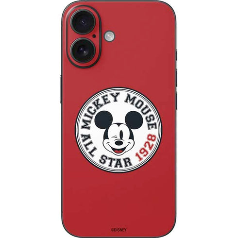 Disney Mickey Mouse All Star 1928 iPhone 16 Skin