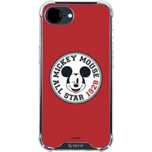 Disney Mickey Mouse All Star 1928 iPhone 16e Clear Case