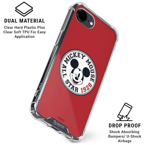 Disney Mickey Mouse All Star 1928 iPhone 16e Clear Case