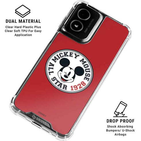 Disney Mickey Mouse All Star 1928 Moto G Power 5G (2024) Clear Case