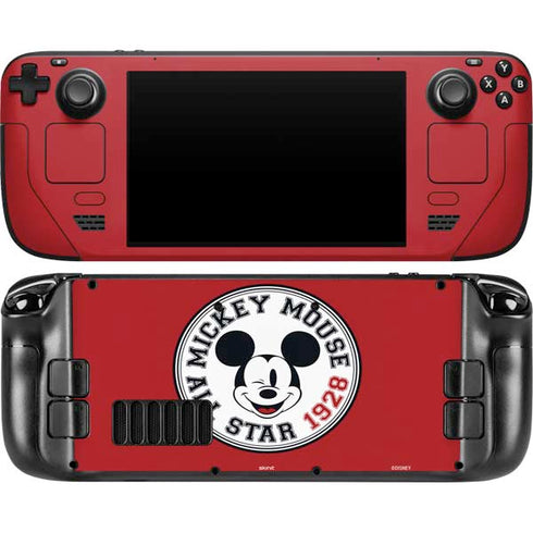 Disney Mickey Mouse All Star 1928 Steam Deck Handheld Gaming Computer OLED Skin