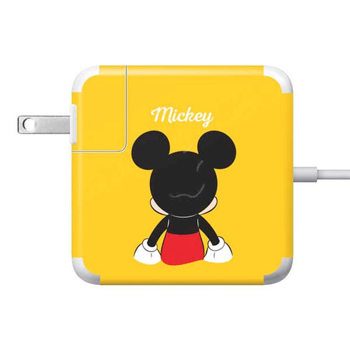 Disney Mickey Mouse Backwards 85W Power Adapter (15 and 17 inch MacBook Pro Charger) Skin