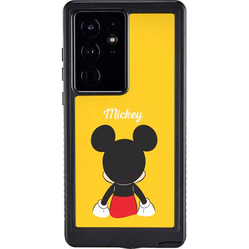 Disney Mickey Mouse Backwards Galaxy S24 Ultra Waterproof Case