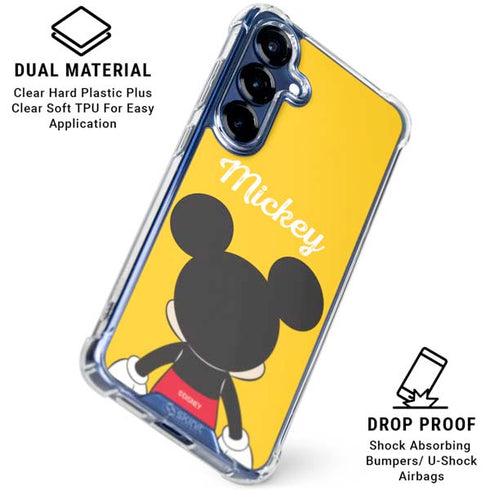 Disney Mickey Mouse Backwards Galaxy S25 Clear Case