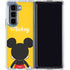 Disney Mickey Mouse Backwards Galaxy Z Fold5 5G Clear Case