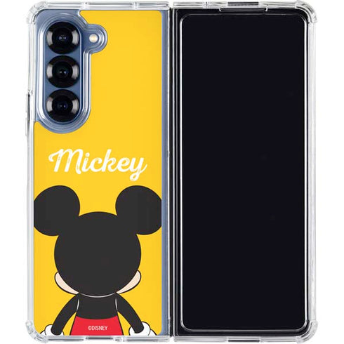 Disney Mickey Mouse Backwards Galaxy Z Fold6 Clear Case