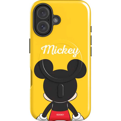 Disney Mickey Mouse Backwards iPhone 16 Magsafe Impact Case