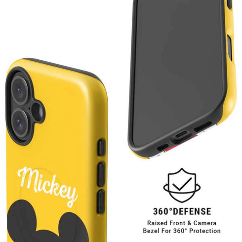 Disney Mickey Mouse Backwards iPhone 16 Magsafe Impact Case