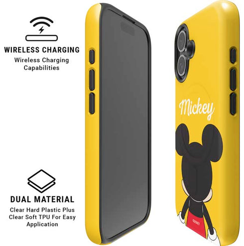Disney Mickey Mouse Backwards iPhone 16 Magsafe Impact Case