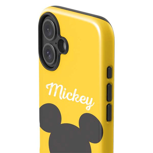 Disney Mickey Mouse Backwards iPhone 16 Plus Impact Case