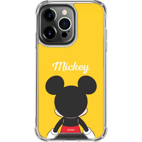 Disney Mickey Mouse Backwards iPhone 16 Pro Clear Case