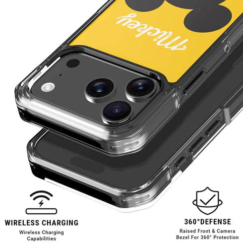 Disney Mickey Mouse Backwards iPhone 18 Pro Clear Case