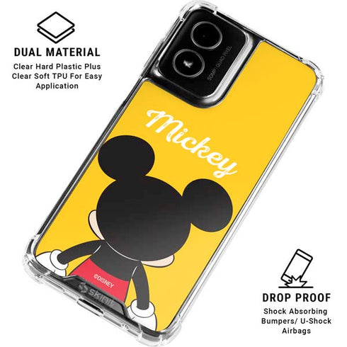 Disney Mickey Mouse Backwards Moto G Power 5G (2024) Clear Case