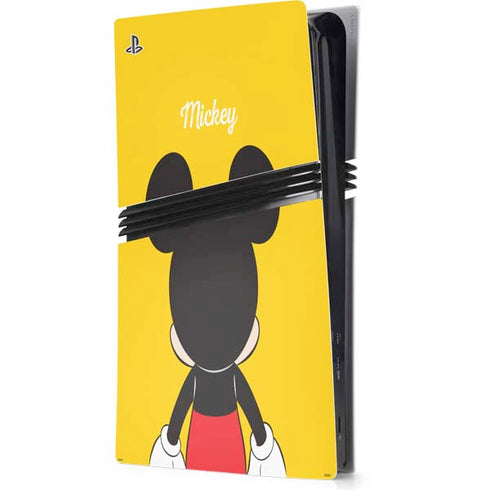 Disney Mickey Mouse Backwards PS5 Pro Console Skin