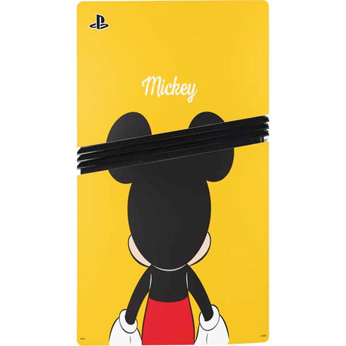 Disney Mickey Mouse Backwards PS5 Pro Disk Bundle Skin