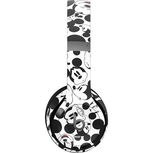 Disney Mickey Mouse Face Pattern Beats Solo 4 Wireless Headphones Skin