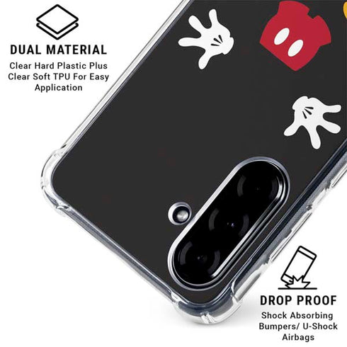 Disney Mickey Mouse Body Galaxy A36 5G Clear Case