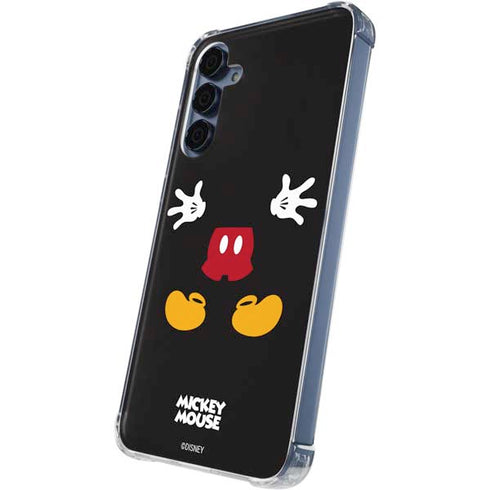 Disney Mickey Mouse Body Galaxy A55 5G Clear Case